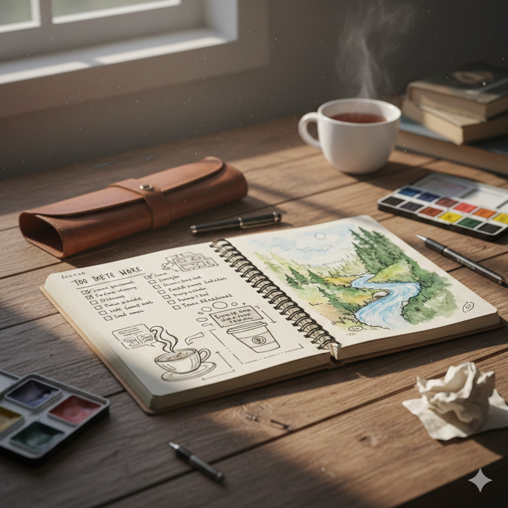 Notebook illustration